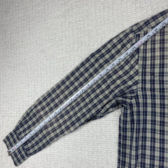 Levi Strauss Signature Premium Button Up Shirt Red / Blue / Green Plaid Men Sz M - Picture 14 of 16